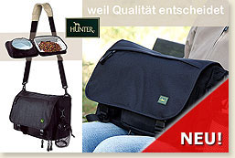 Hundeshop Hunter Hundesport Schultertasche mit integriertem Napf
